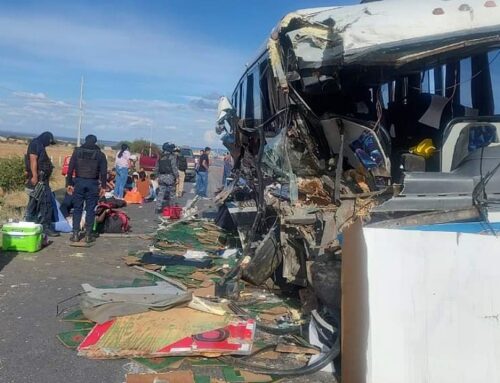 Deja accidente de autobús de pasajeros una persona fallecida